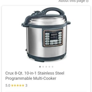 Crux 8 qt multi cooker
